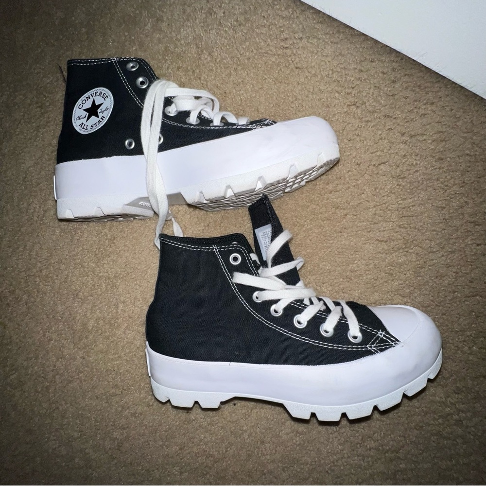 Black Chuck Taylor All Star Lugged - Women’s Size 7.5